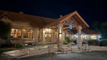 Front of property – evening/night