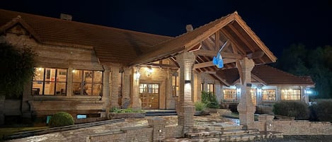 Front of property - evening/night