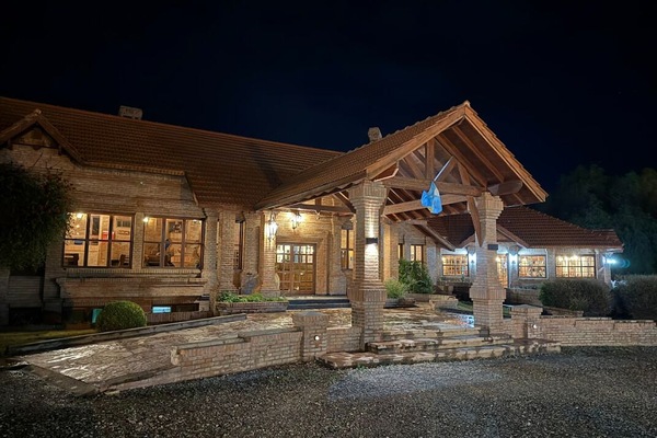 Front of property - evening/night