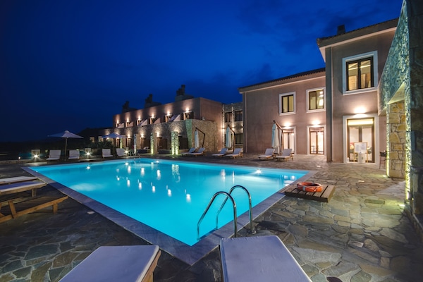 Front of property – evening/night