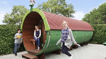 Wilderness Barrels, Shared Bathroom in Common Areas (Linen Excluded) | Terrace/patio