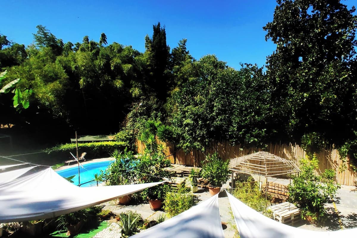 Down comforters, memory foam beds, in-room safe, desk