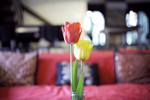 Sala de estar en el lobby