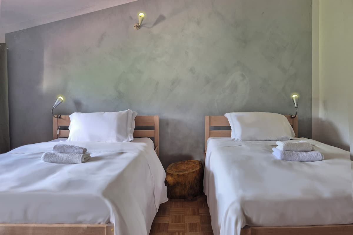 Deluxe Twin Room, 1 Bedroom, Hill View, Annex Building | Down duvets, memory-foam beds, in-room safe, desk