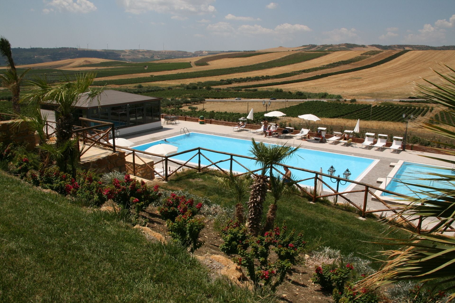 Piscina externa sazonal