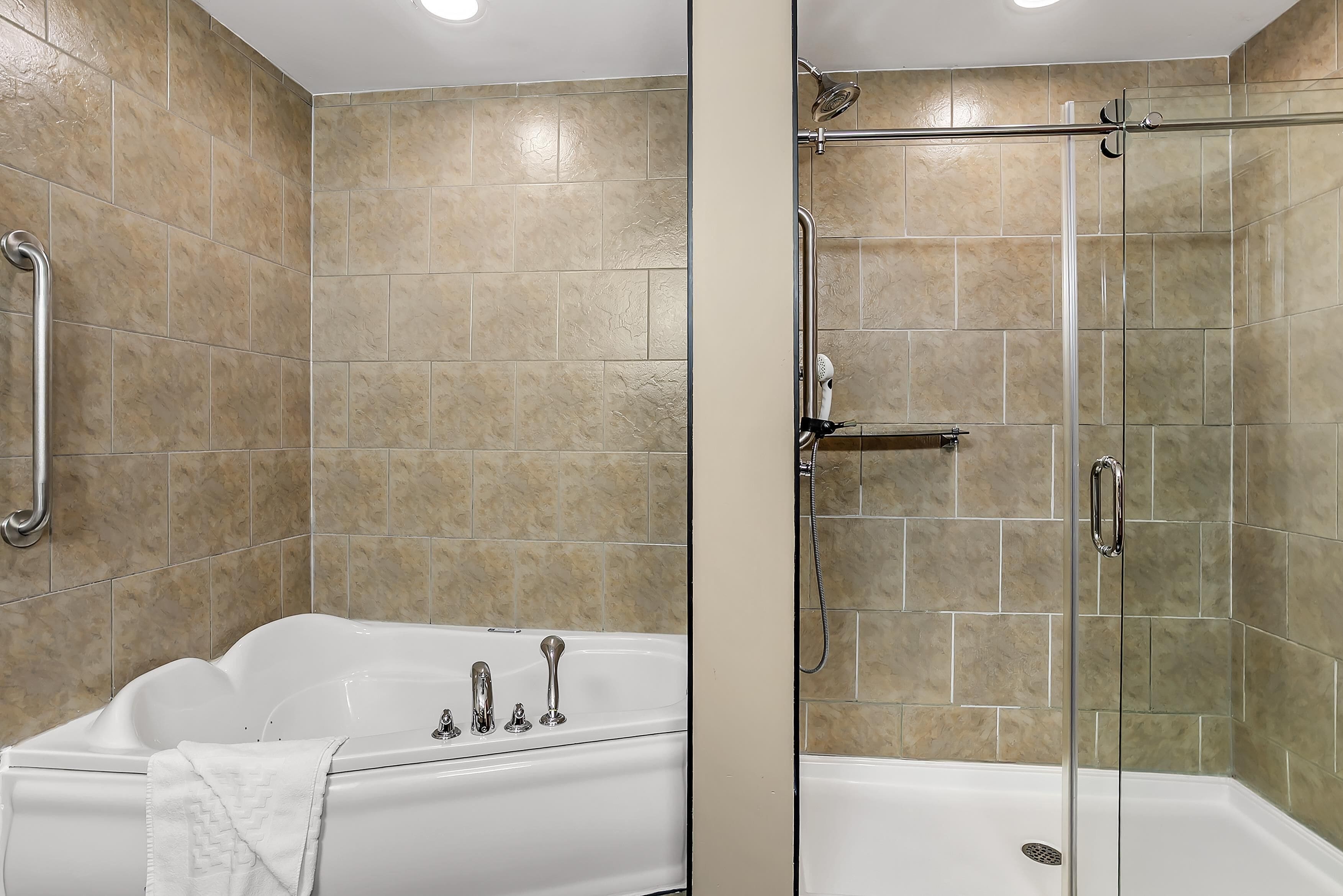 free toiletries, hair dryer, towels, soap