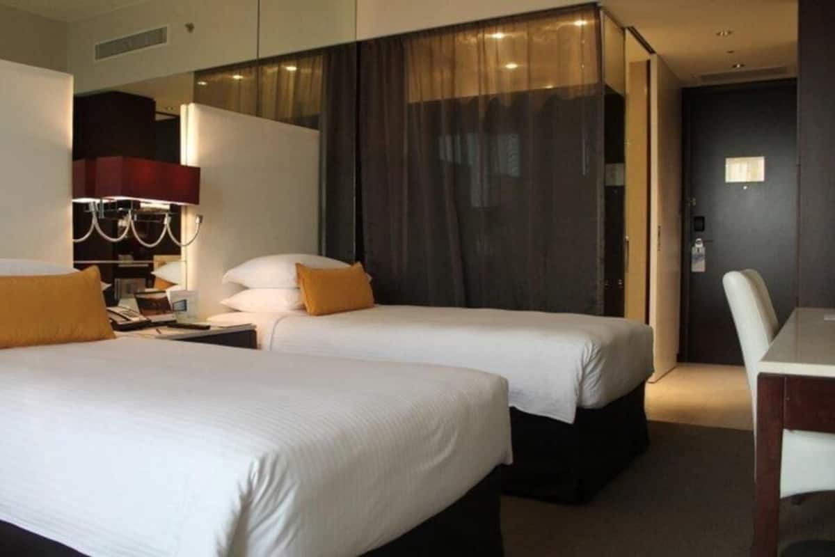 In-room safe, desk, blackout curtains, soundproofing