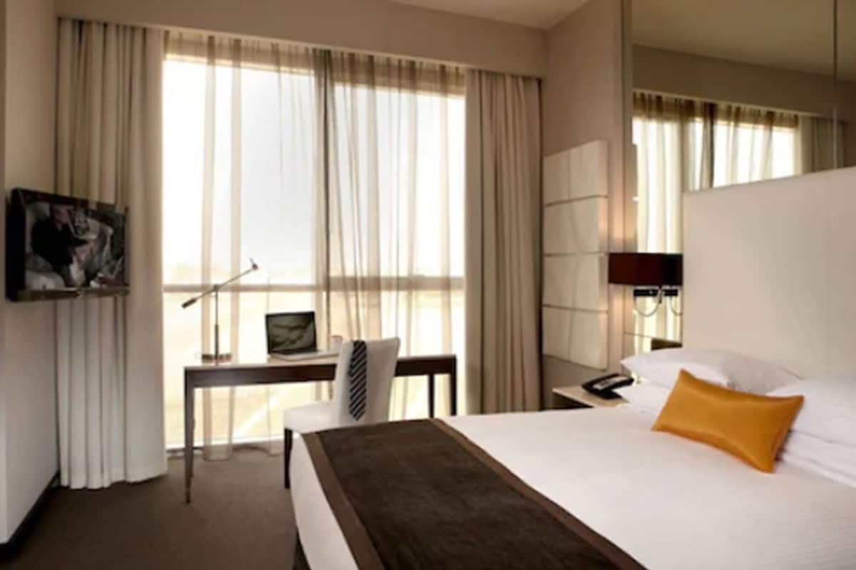 In-room safe, desk, blackout curtains, soundproofing