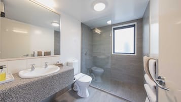 Studio – superior, 1 kingsize-seng, tekjøkken (Max 2 Pax) | Bad | Toalettartikler (inkludert), hårføner, håndklær og såpe