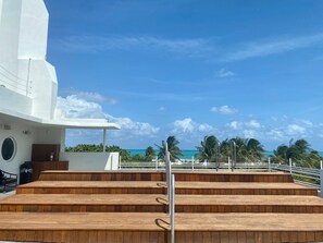 Penthouse Ville, 1 trÚs grand lit et 1 canapé-lit