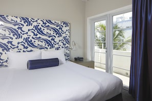 Literie de qualité supérieure, couette en duvet d'oie, minibar