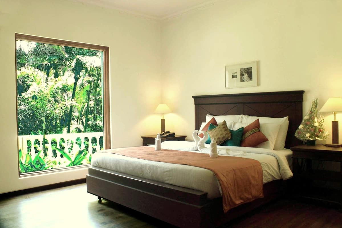 Suite familiar, 2 camas dobles | 1 dormitorio, sábanas de algodón egipcio, ropa de cama de alta calidad