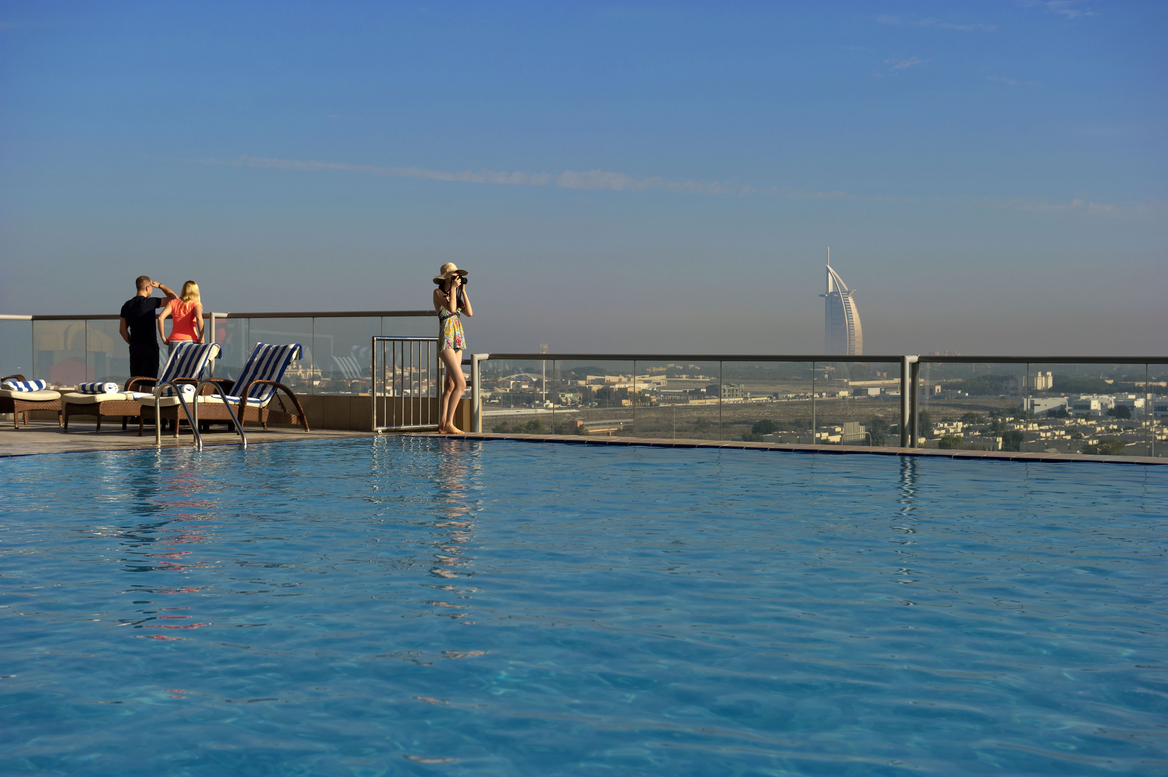 Outdoor pool, open 8:00 AM to 10:30 PM, sun loungers