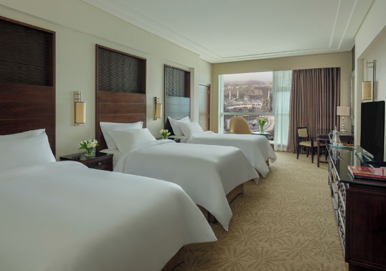 Residential Suite Quad Haram Multiple Beds | Hypo-allergenic bedding, Select Comfort beds, minibar, in-room safe