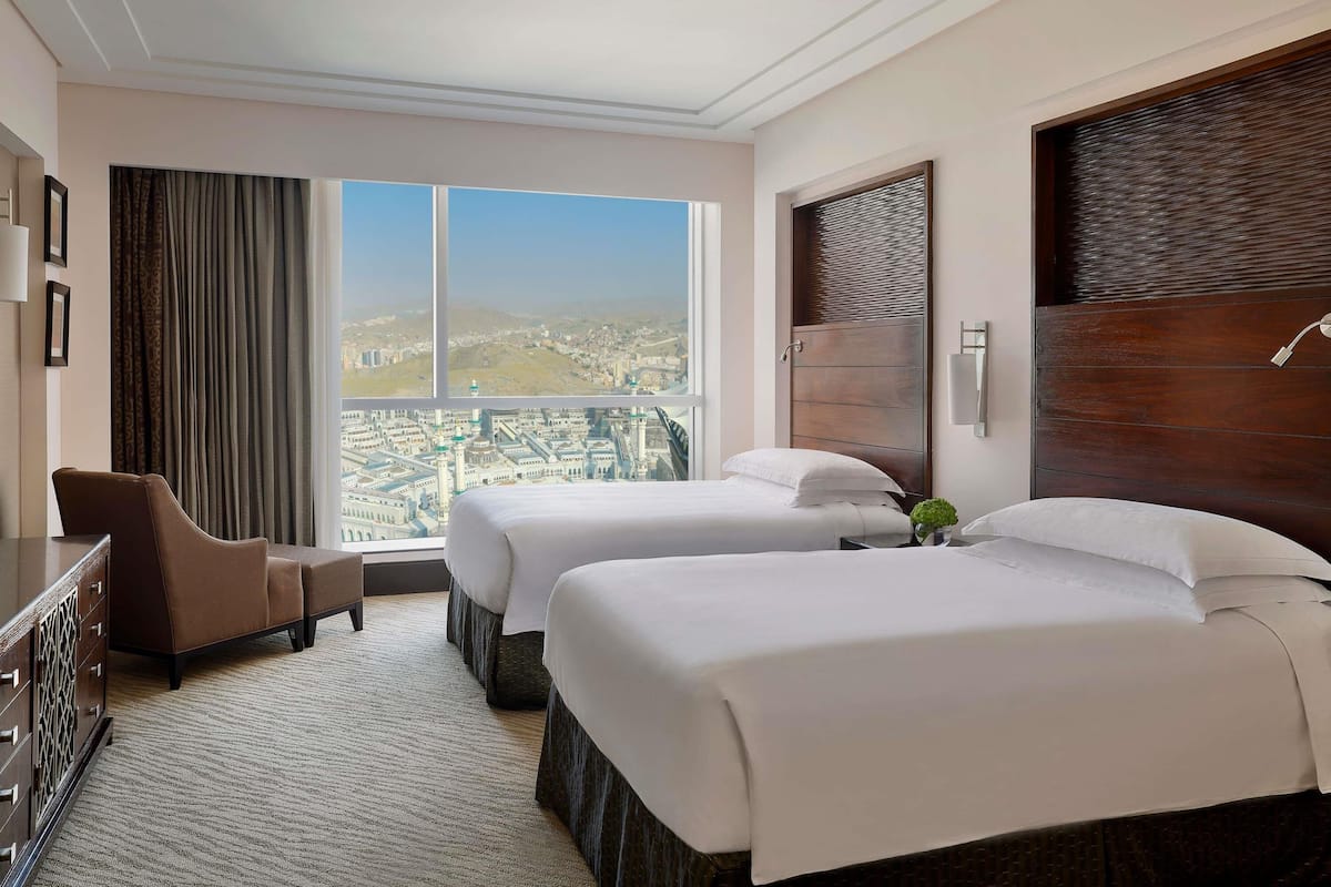 Fairmont Gold, Tomannsrom, 2 enkeltsenger | Allergitestet sengetøy, senger med Select Comfort-madrass og minibar