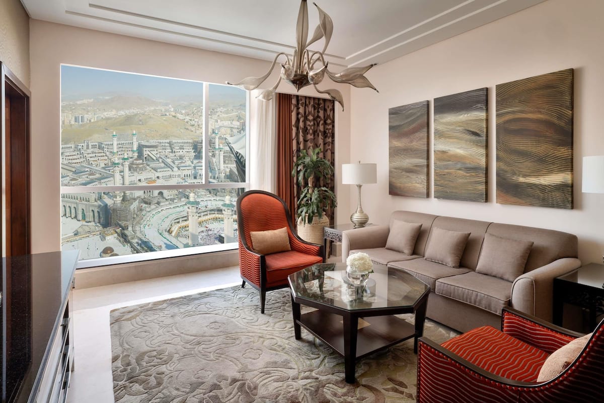 Fairmont Gold, Signature Suite, Haram View | Ropa de cama hipoalergénica, camas Select Comfort y minibar