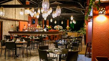 Breakfast, lunch, dinner served; Brazilian cuisine, beach views