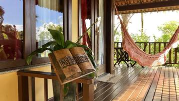 Deluxe-Chalet | Balkon