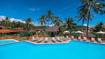 Outdoor pool, open 10:00 AM to 7:00 PM, free cabanas, pool umbrellas