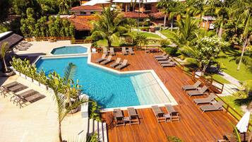 Outdoor pool, open 10:00 AM to 7:00 PM, free pool cabanas