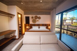 Studio Luxo | Minibar, brankas, didekorasi berbeda-beda, dan Wi-Fi gratis