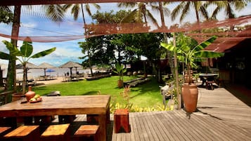 Poolside views, open daily