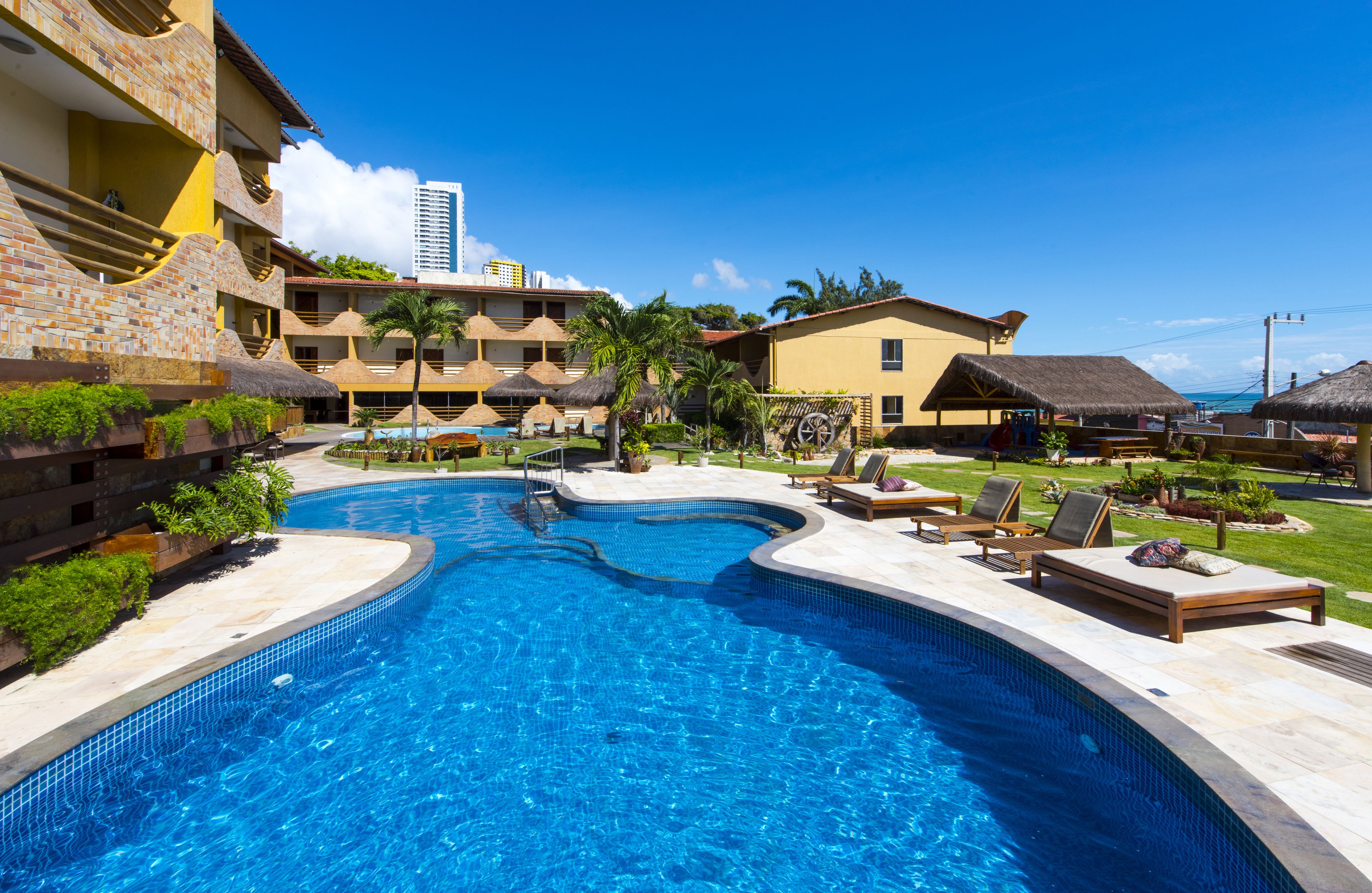 2 outdoor pools, open 10:00 AM to 10:00 PM, pool umbrellas, sun loungers