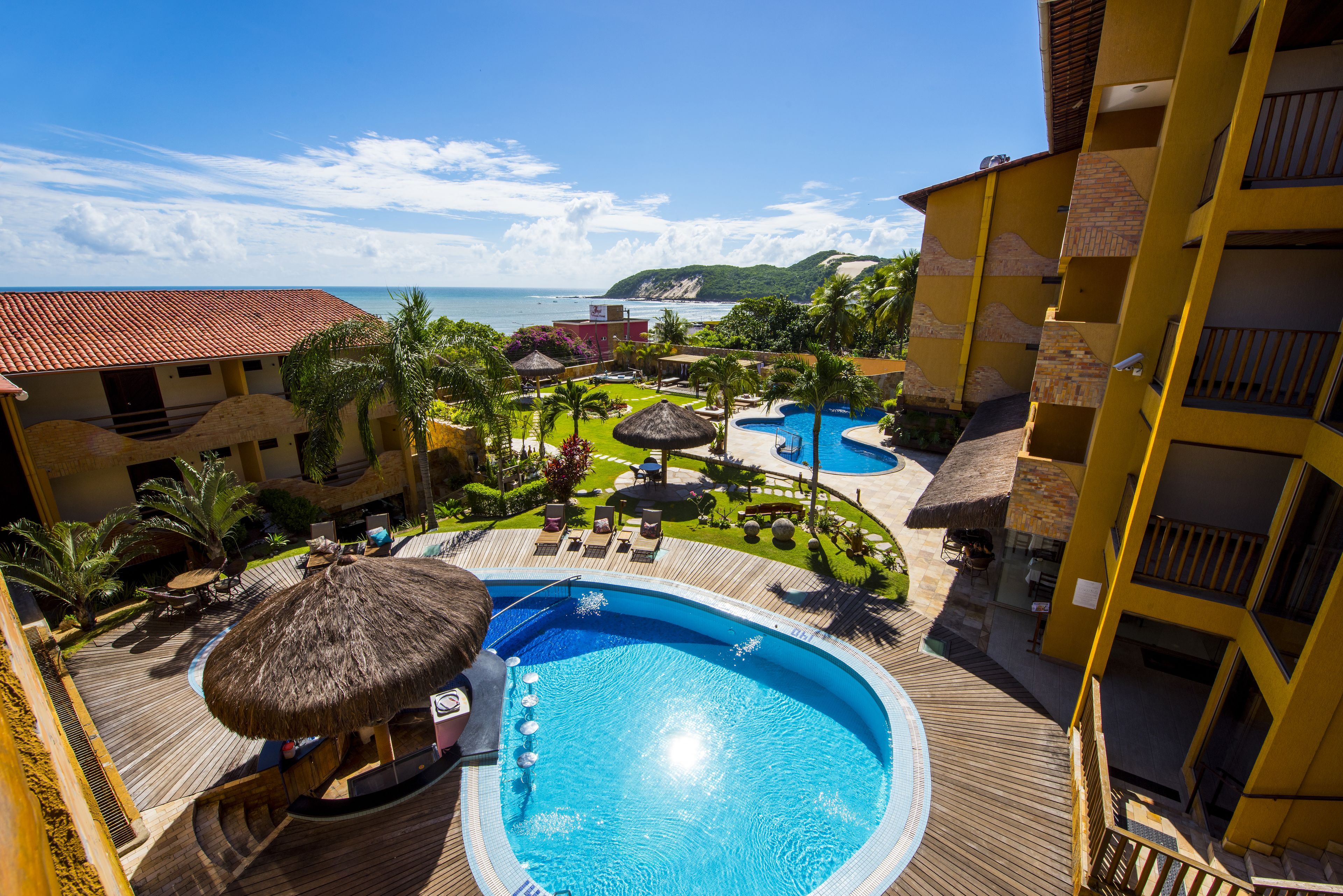 2 outdoor pools, open 10:00 AM to 10:00 PM, pool umbrellas, sun loungers