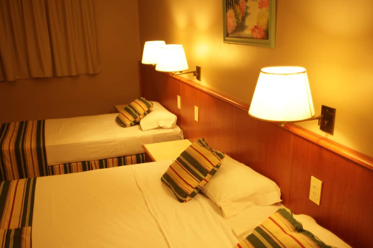 In-room safe, bed sheets