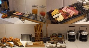 Daily buffet breakfast for a fee - Les Pléiades Hôtel - Spa - Restaurant (Barbizon)