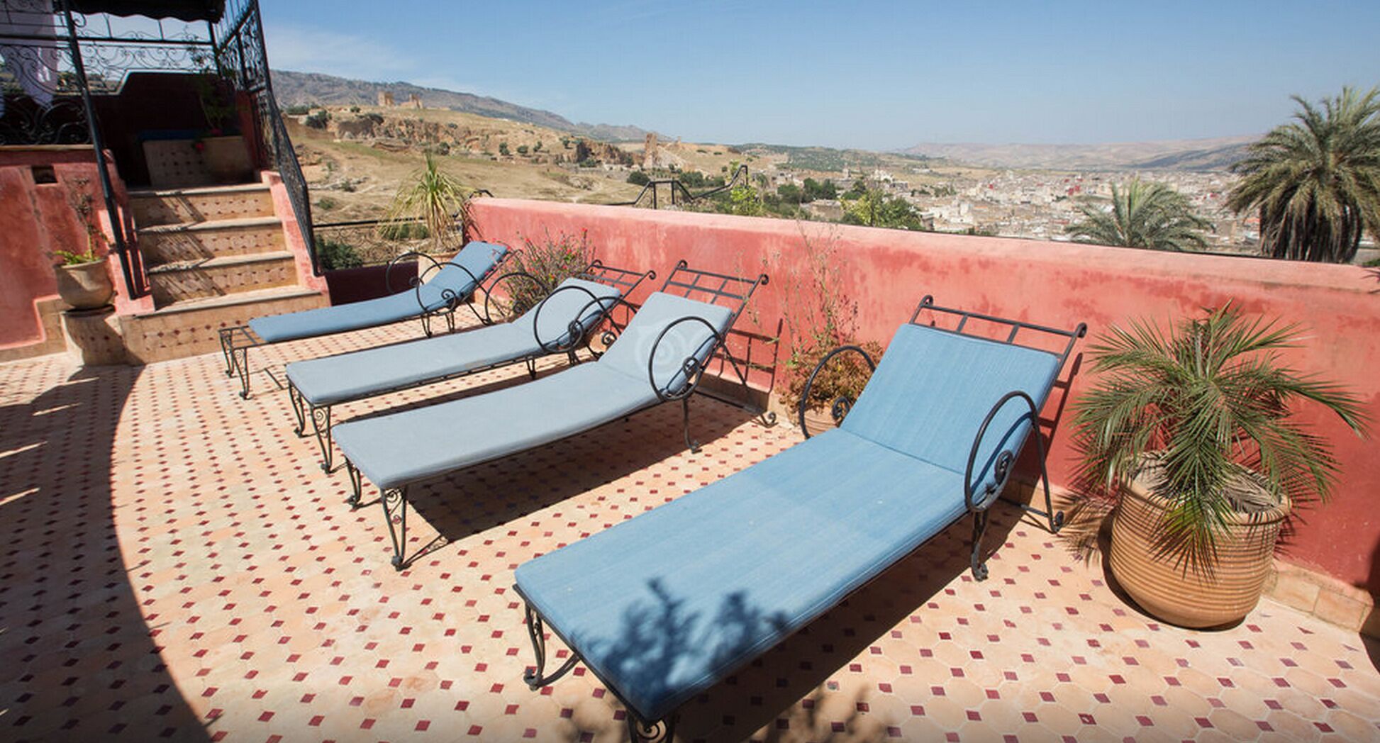 Terrasse sur le toit