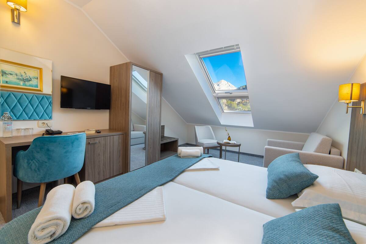 Minibar, coffre-fort, bureau, système d’insonorisation