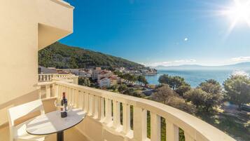 Doppia Deluxe, balcone, vista mare | Balcone