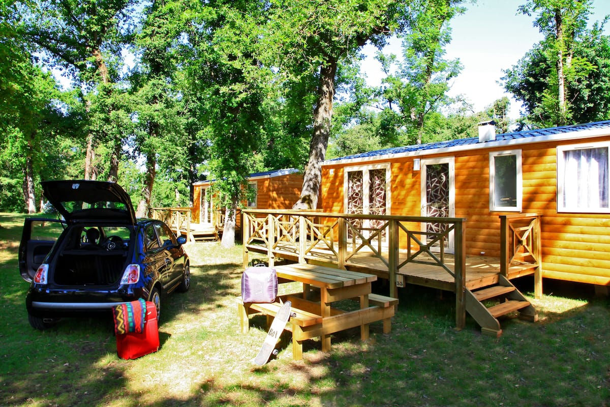Mobile home (Sequoia) | Terrasse/gårdhave