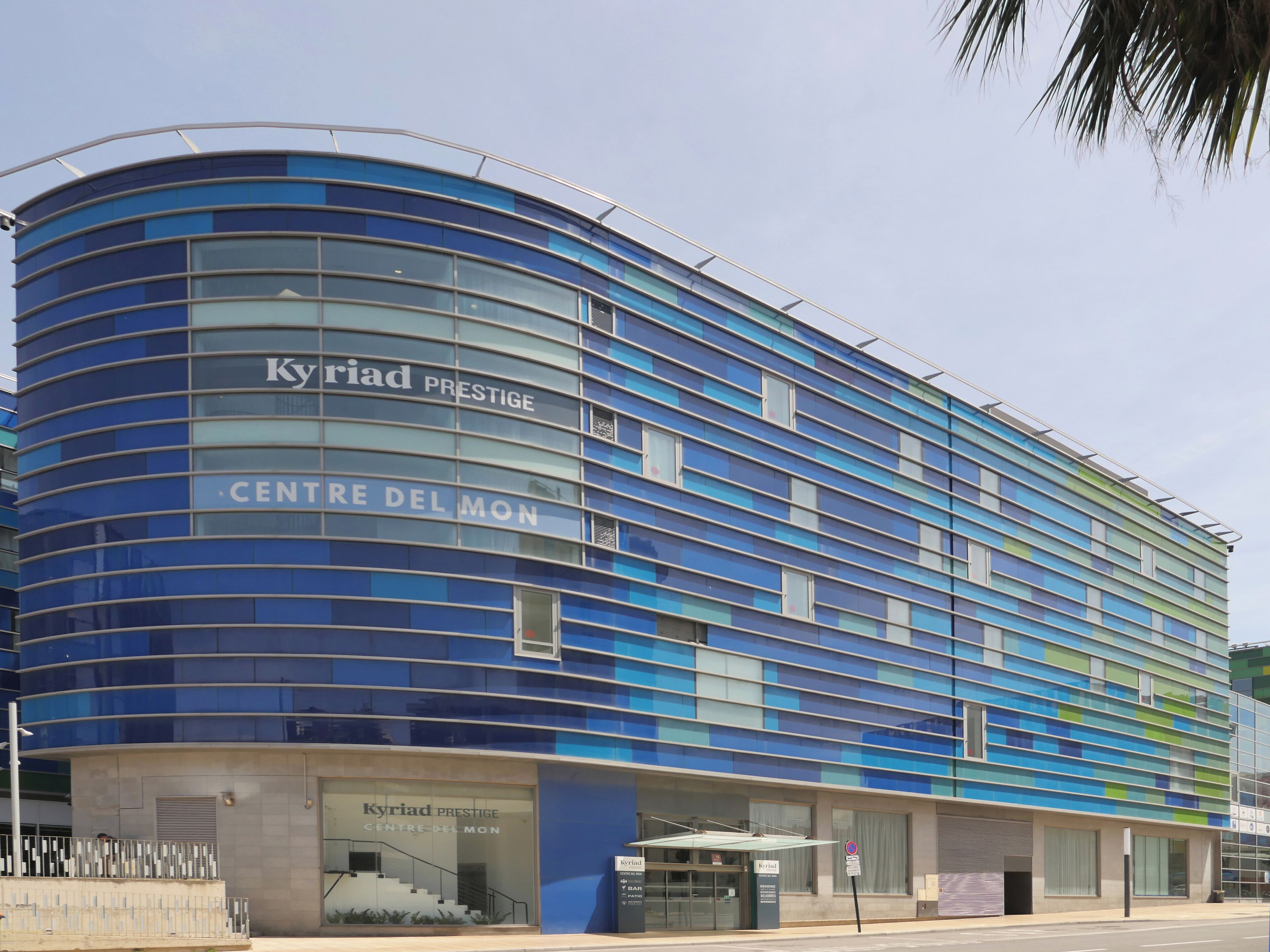 Facciata della struttura