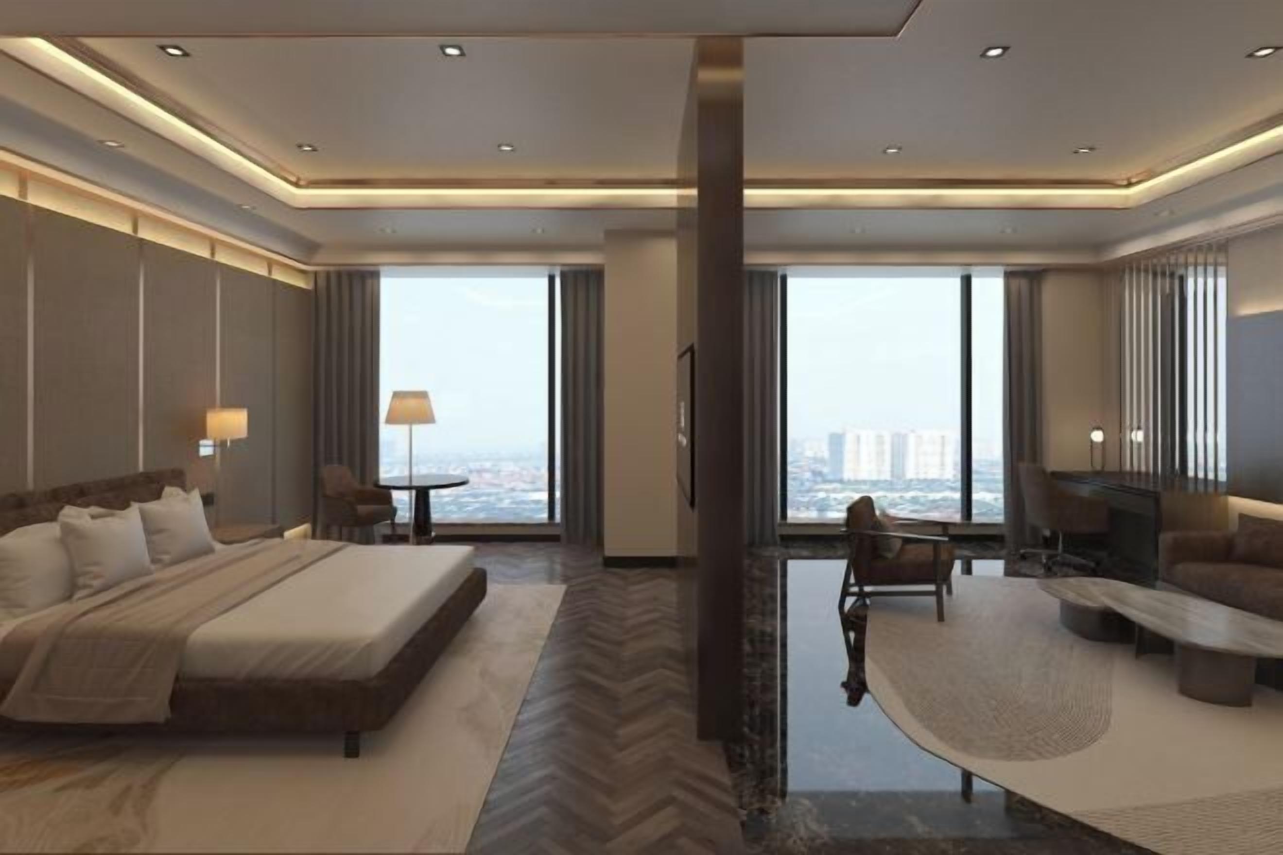 Minibar, in-room safe, desk, blackout drapes