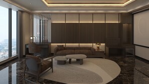 华丽客房 | 起居区 | 液晶电视