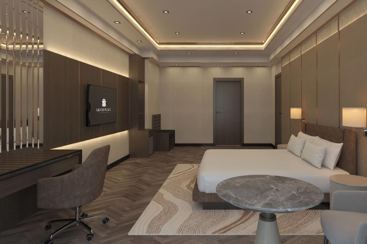 Minibar, in-room safe, desk, blackout curtains