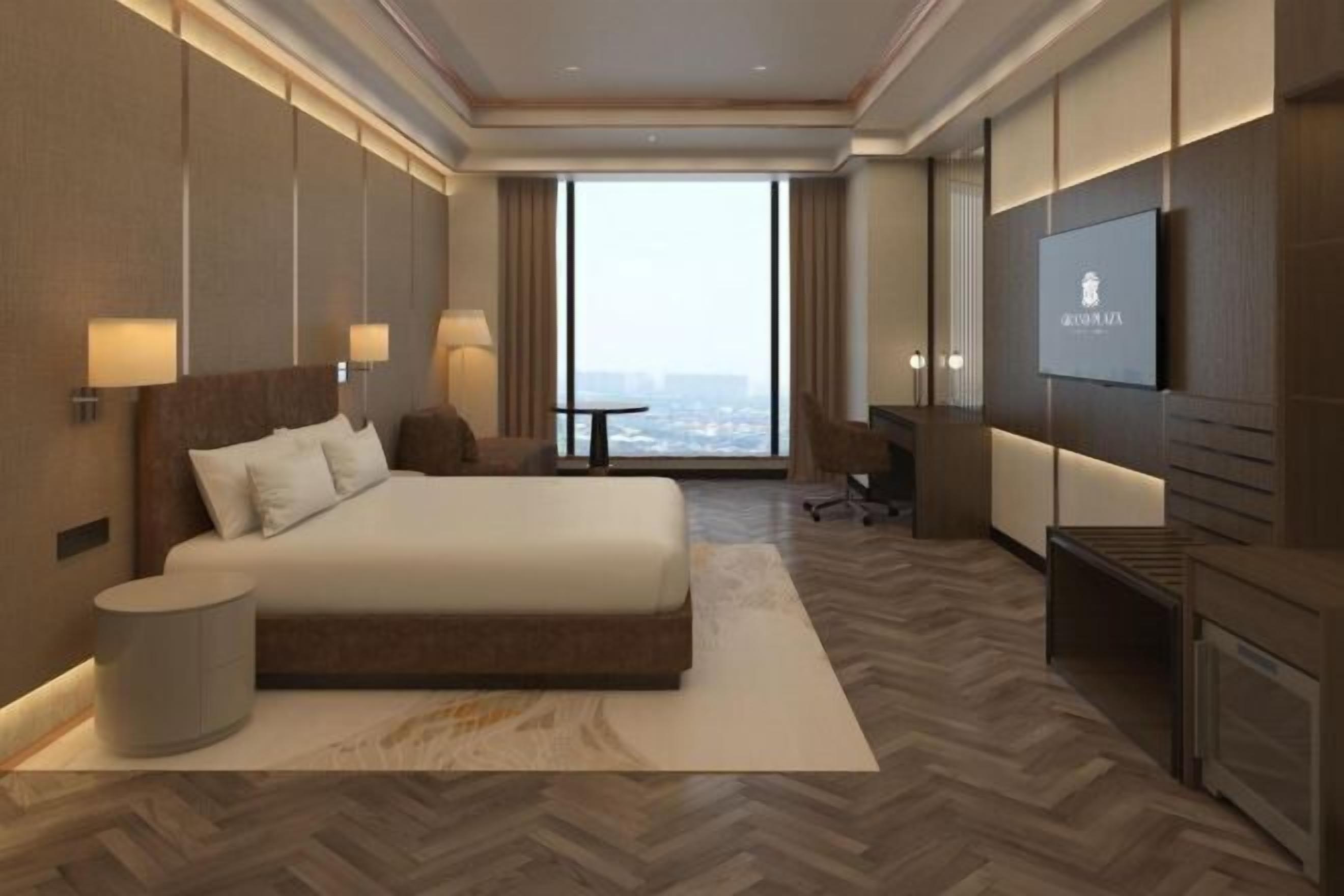 Minibar, in-room safe, desk, blackout drapes