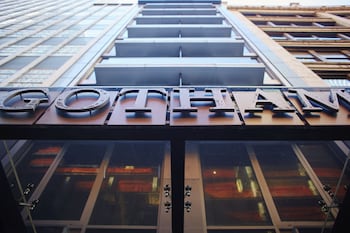 Hotel exterior and entrance at The Gotham Hotel