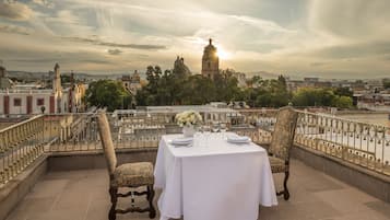 Área para banquetes al aire libre