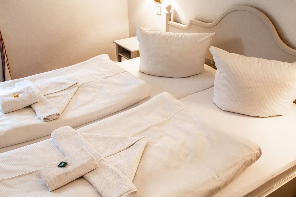 Junior suite, 1 slaapkamer | Een kluis op de kamer, beddengoed