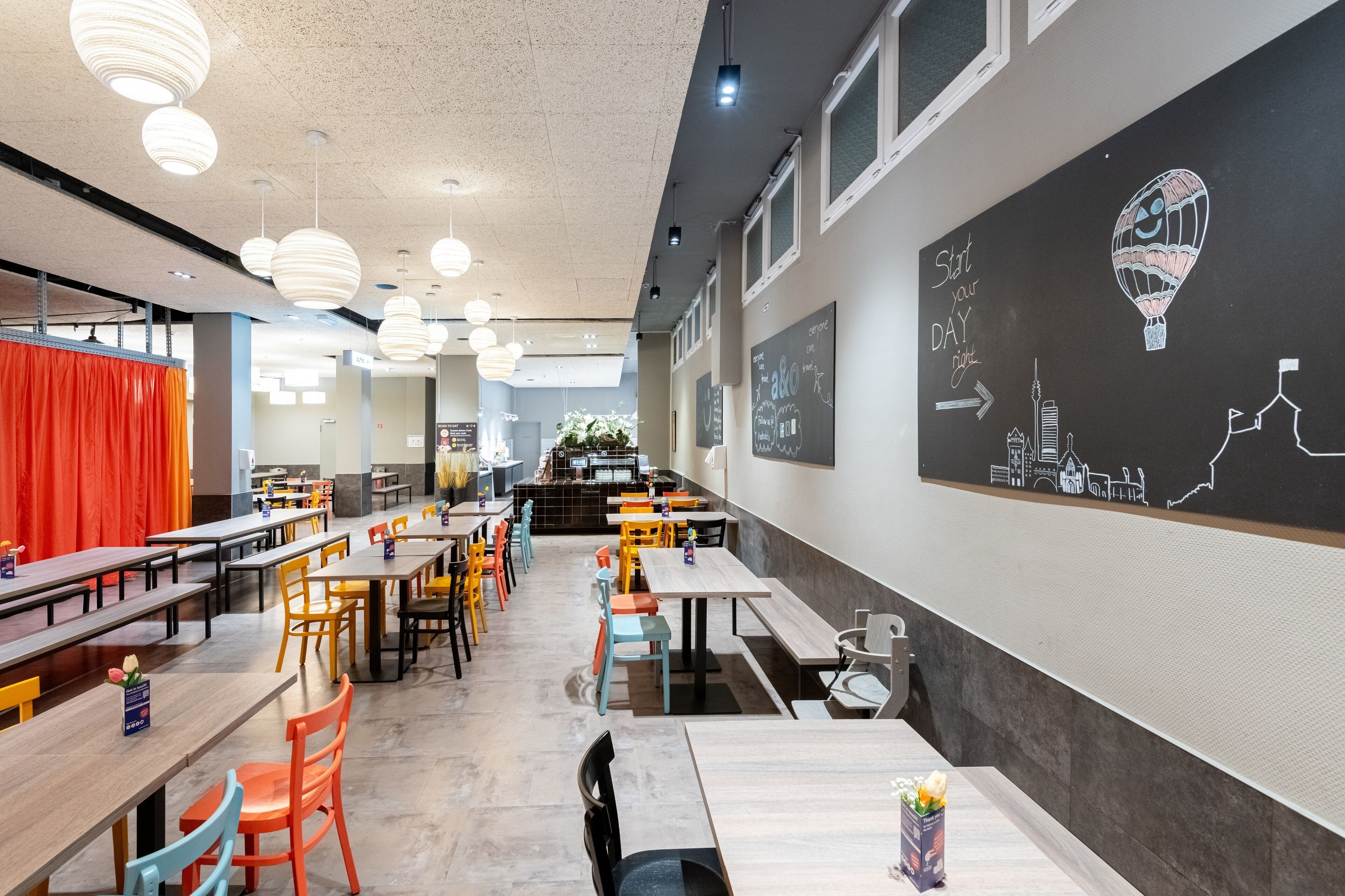 Daily buffet breakfast (EUR 12.50 per person)