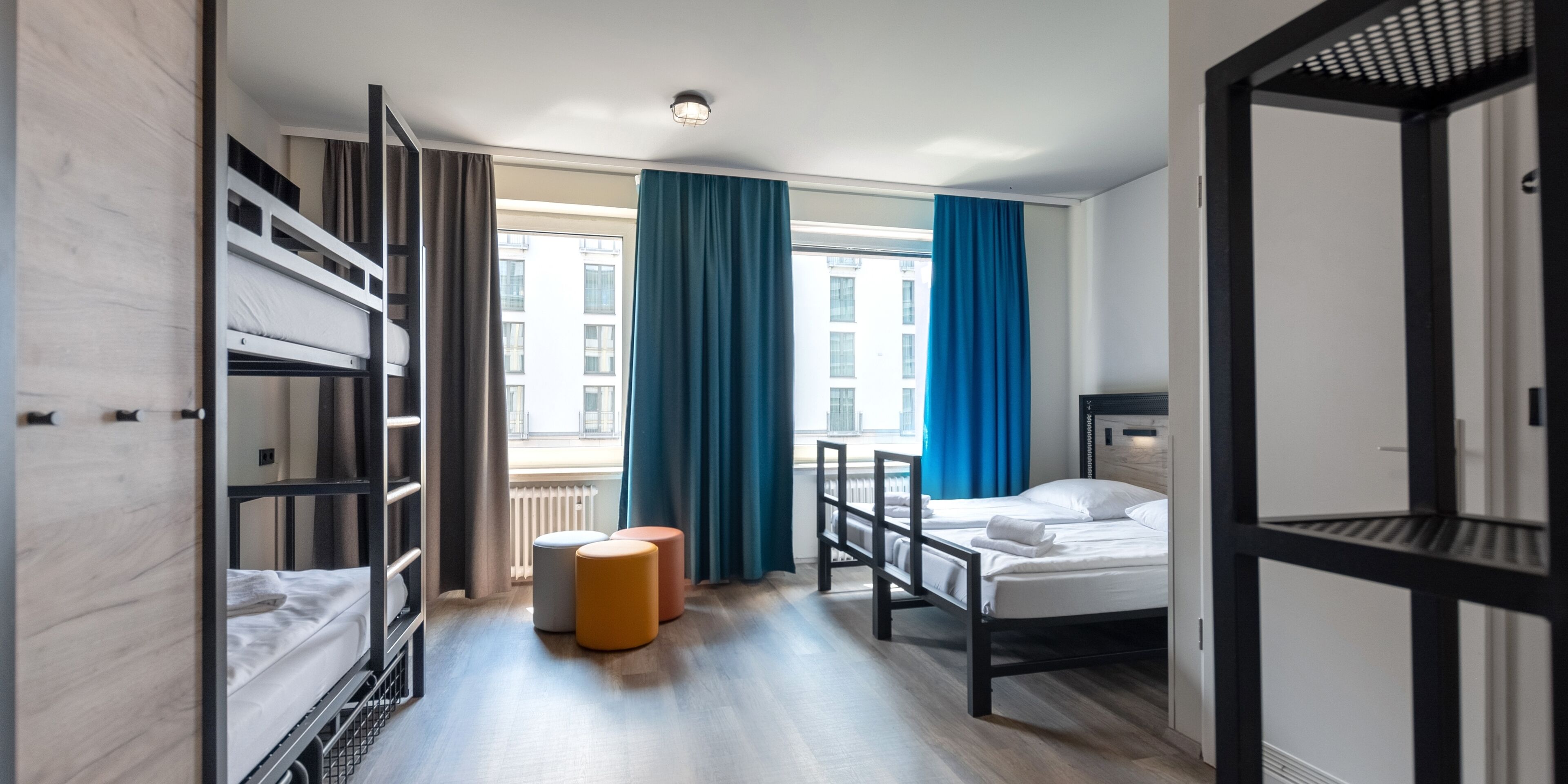 Bed in 4-Bed Dormitory | Blackout drapes, iron/ironing board, free WiFi, bed sheets