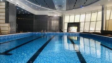 Indoor pool, outdoor pool