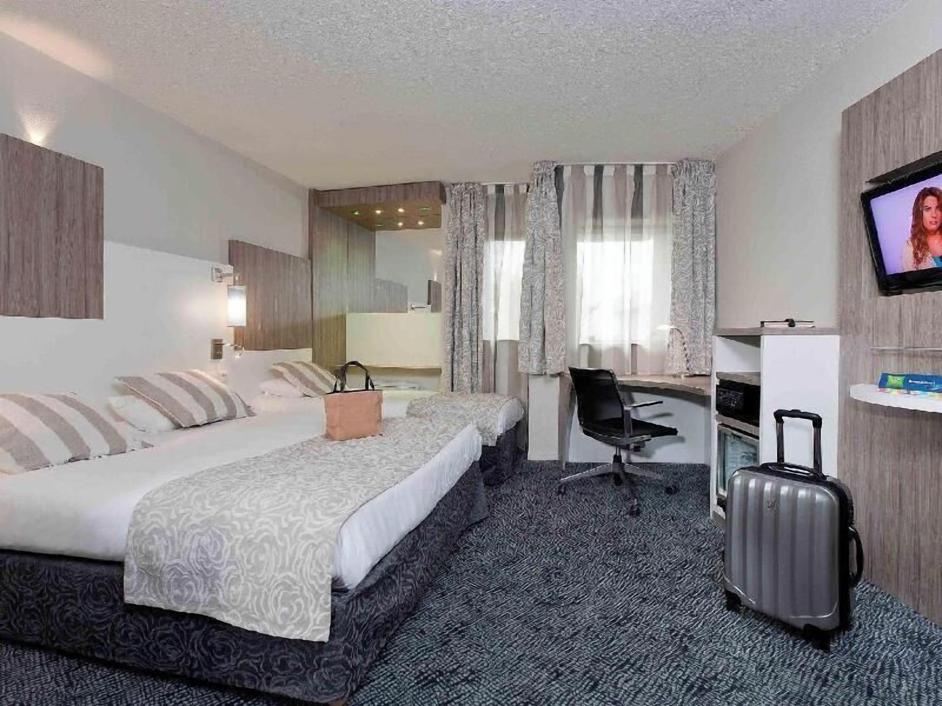 1 soveværelse, premium-sengetøj, skrivebord, mørklægningsgardiner