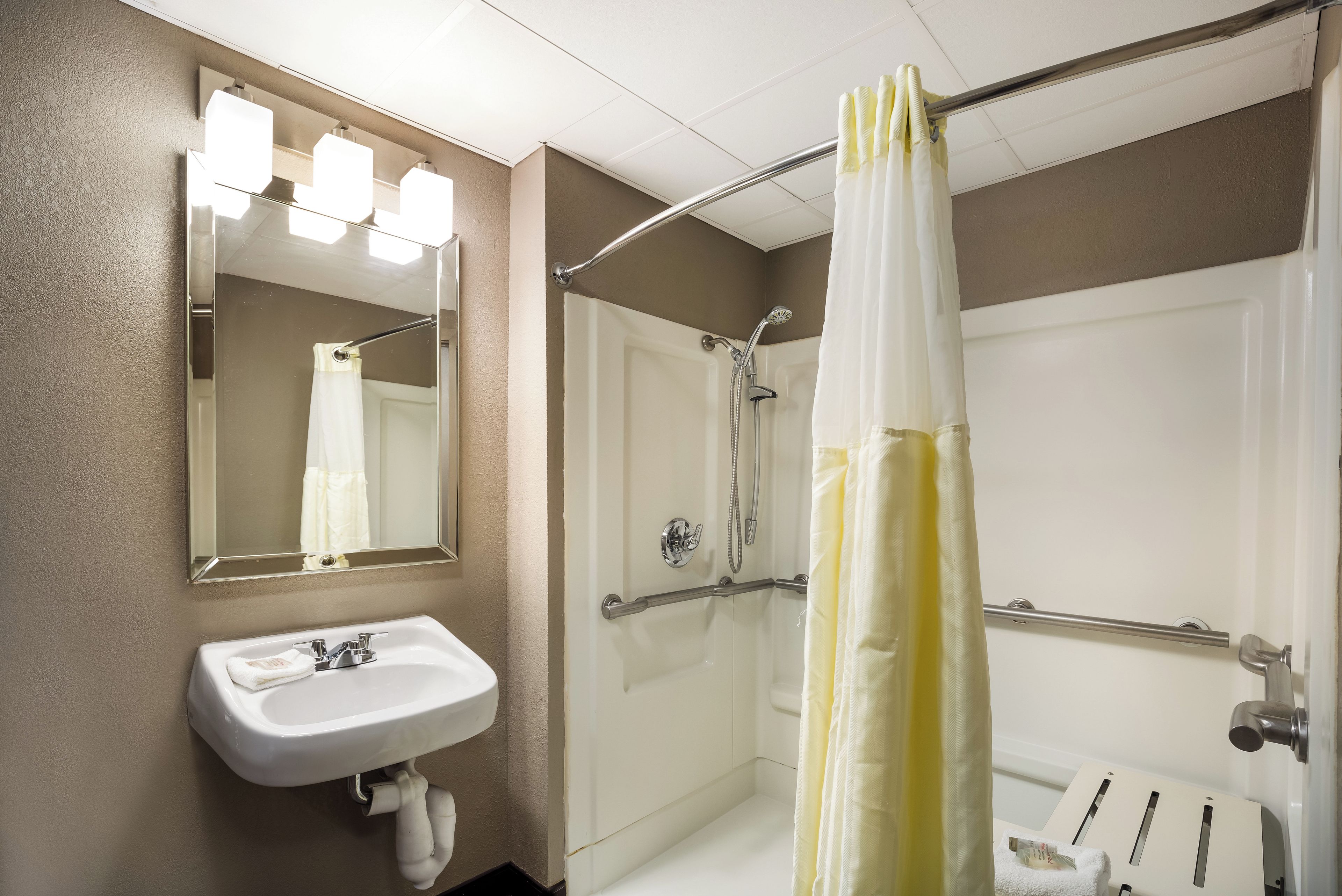 Deluxe Room, 1 Queen Bed, Accessible (Roll In Shower, Smoke Free) | Bathroom