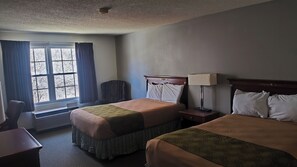Room, 2 Queen Beds, Non Smoking | Pillow-top beds, desk, iron/ironing board, free WiFi - Royal Inn Rockville IN by Hotel O (Rockville)