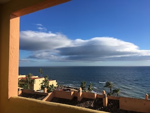 Utsikt mot havet/stranden