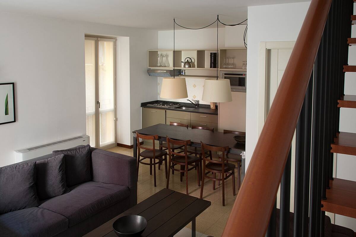 Apartamento, 2 habitaciones (Villino) | Zona de estar | Una televisión de pantalla plana